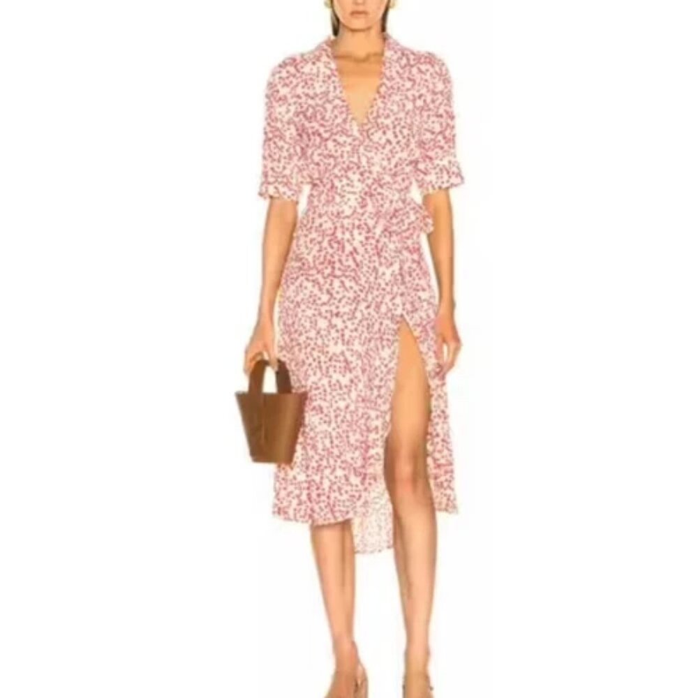 Ganni wrap dress
